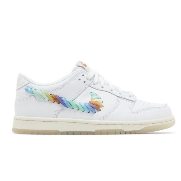 Nike Shoes - Nike
Dunks gs
Rainbow lace swoosh’